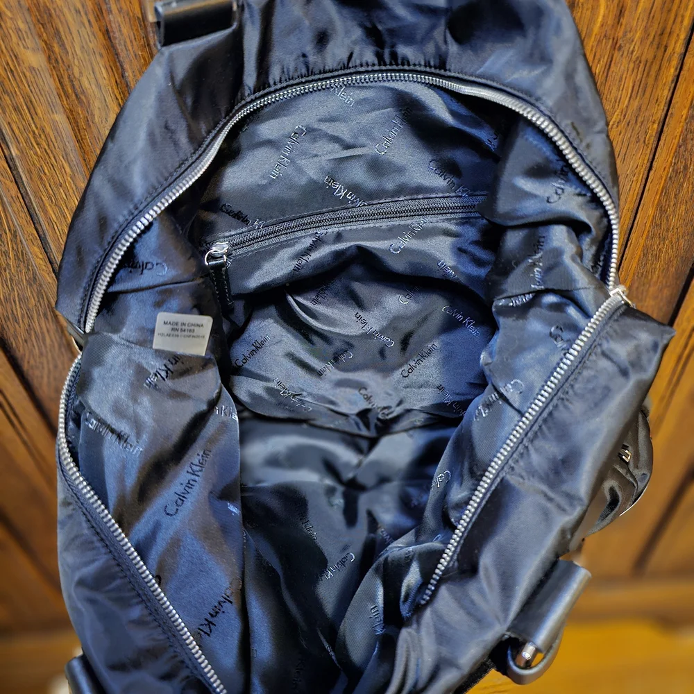 Calvin Klein Black Duffel Bag